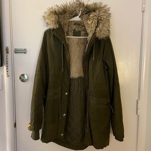 Aero Parka with faux fur